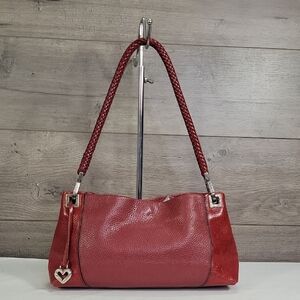 Brighton Red Leather Shoulder Bag